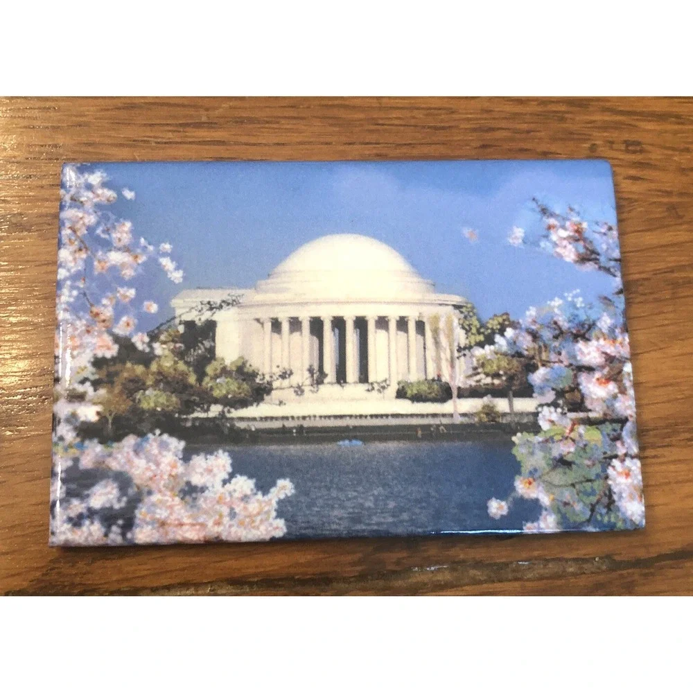 Jefferson Memorial Back Photo Refrigerator Magnet 3